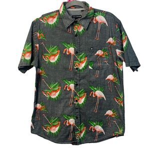 OCEAN CURRENT Guys' Short-Sleeve Lingo Flamingo Shirt
